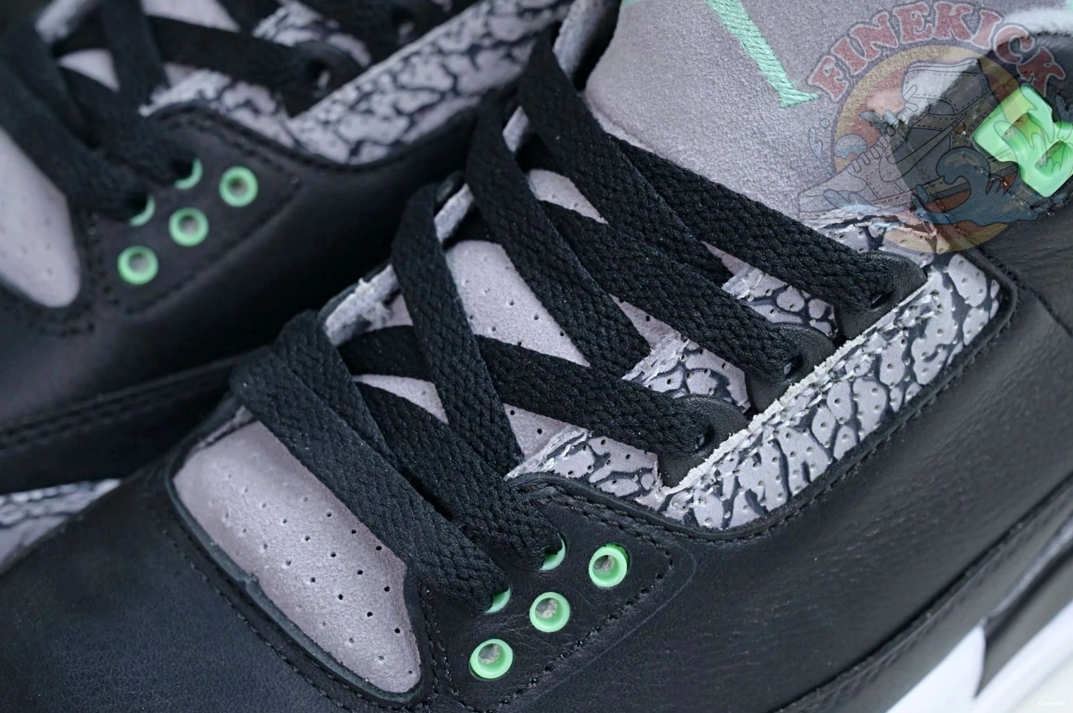 Green Jordan Glow 3 Air 0726